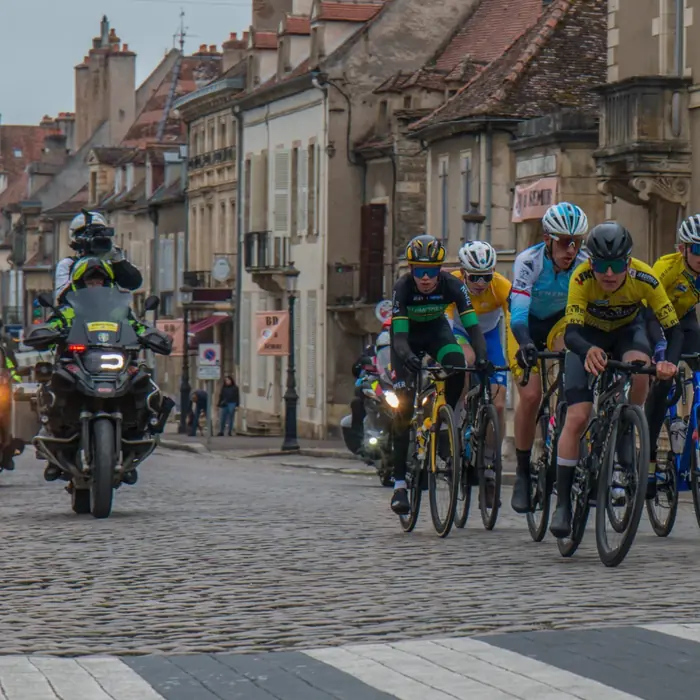 Peloton en centre historique