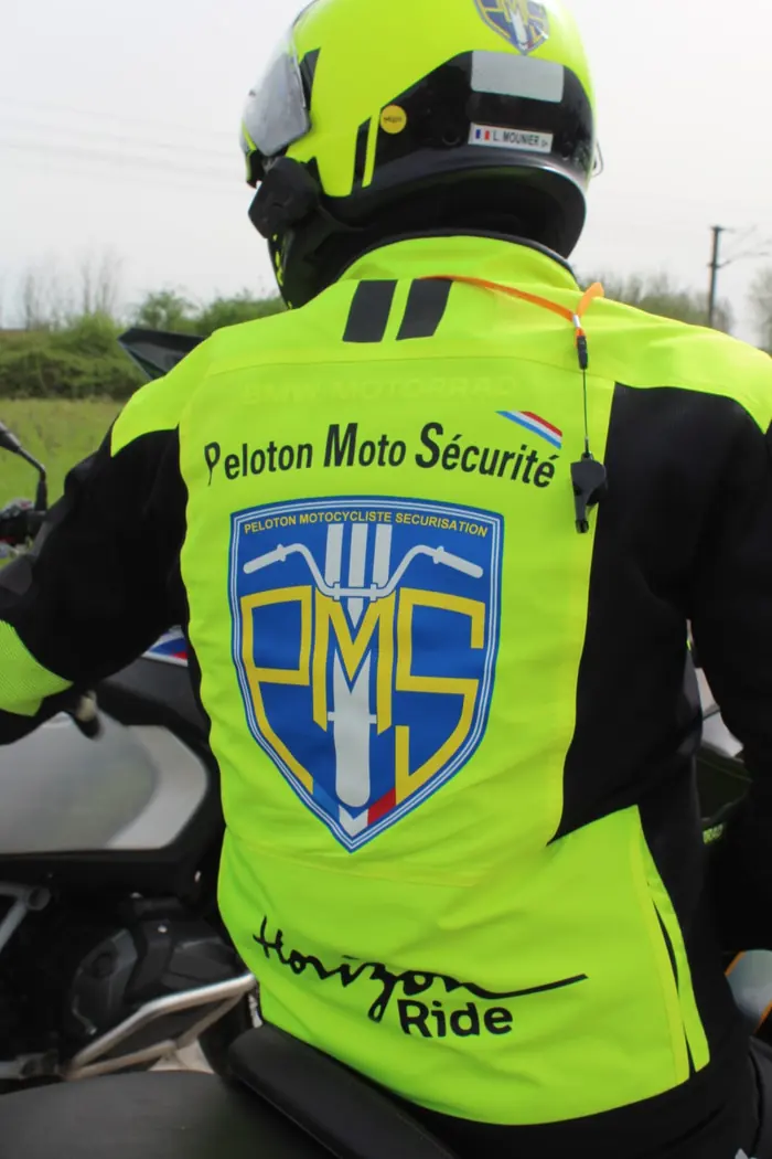 Blouson haute visibilité du PMS