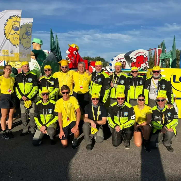 Le peloton au complet