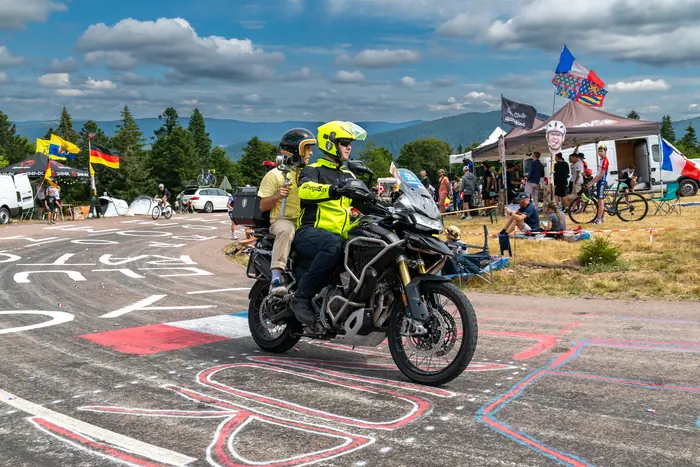Moto du PMS sur circuit